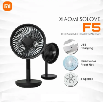 Xiaomi Solove Desktop Stand Fan F5 5W 4000mAh – Black
